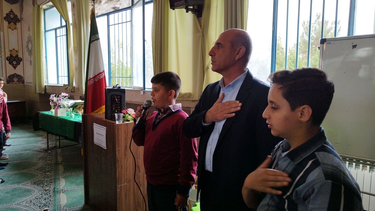 عزاداری شهادت امام صادق( ع) در دبستان امام صادق( ع) ناحیه۳