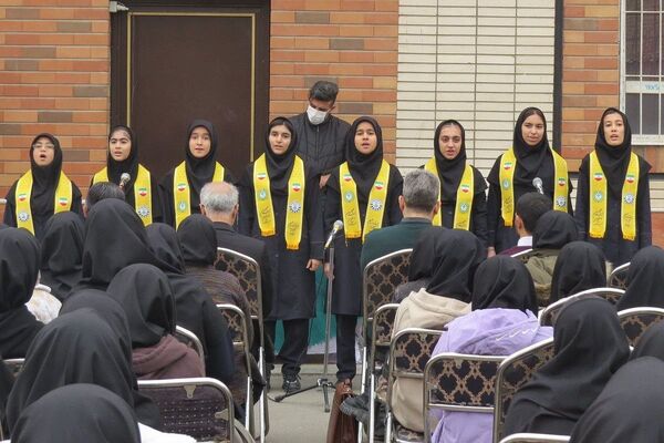 مراسم هفته پژوهش در دبیرستان بانو عفت آهنگری شهرری