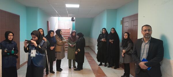 مراسم هفته کتاب و کتابخوانی در دبیرستان فرزانگان استعداد درخشان شهرستان ملارد