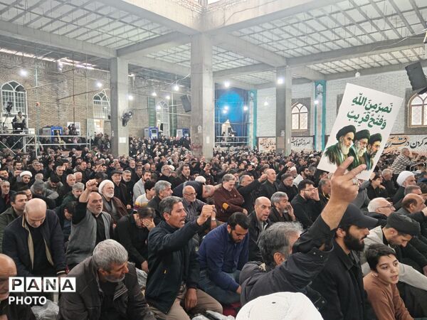 حضور پرشور مردم انقلابی شهرستان نیشابور در نماز جمعه روز جهانی قدس 