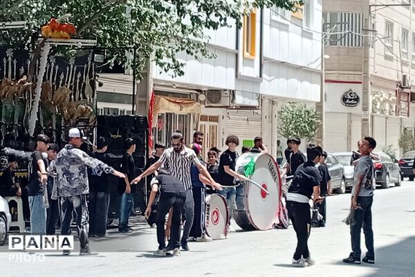 مراسم عزاداری ظهر عاشورا در شهر صباشهر