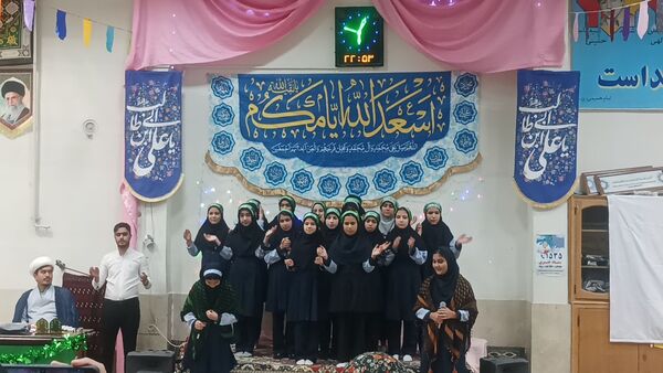 مراسم ولادت امام علی (ع)و سالگرد شهادت حاج قاسم سلیمانی در مسجد چهارده معصوم الغدیر