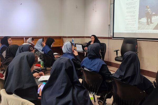 جلسه توانمند سازی دانش آموزان خبرنگاران پانا شهرستان قدس