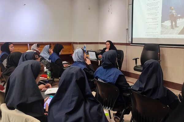 جلسه توانمند سازی دانش آموزان خبرنگاران پانا شهرستان قدس