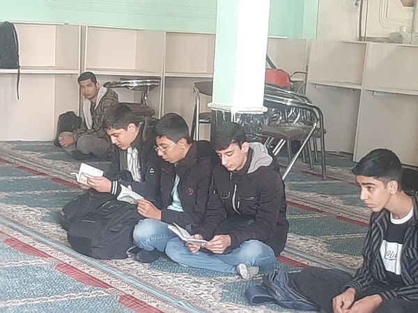 اولین مراسم زیارت عاشورای  دبیرستان شاهد ابوذر غفاری نیشابور به‌مناسبت شهادت شهید سید حسن نصرالله 