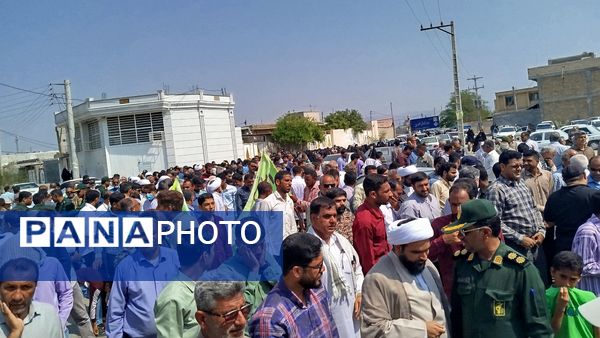 راهپیمایی ضدصهیونیستی «جمعه خشم» در رودان
