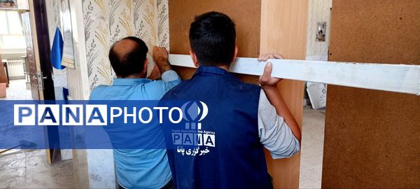 دبیرستان میثاق کاشمر بازسازی شد