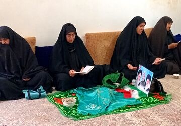 از سفره‌ صلوات تا علمِ عزا؛ روایتی از روستای نقاب در اولین جمعه محرم
