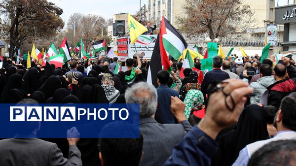 راهپیمایی روز قدس در زنجان 