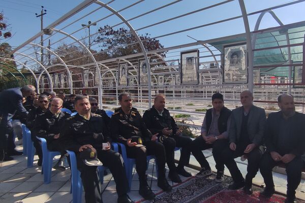 سومین سالگرد شهید علی‌اکبر رنجبر در گلزار شهدای شیراز