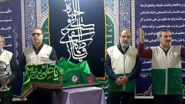 رونمایی از ماکت صحن انقلاب حرم رضوی در محمودآباد