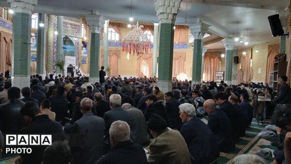 مراسم سوگواری شهادت رهبر انقلاب در مسجد امام علی(ع)