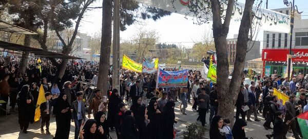 راهپیمایی روز قدس در شهرستان سملقان 