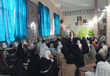 مراسم اعتکاف در مسجد اعظم دارالقران امام خمینی (ره)  نیشابور 