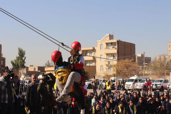 برگزاری مانور زلزله و ایمنی در کرمان