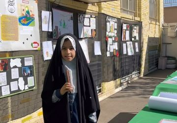 برپایی موکب ایام فاطمیه و عزاداری در دبستان دخترانه شهید میرشمسی