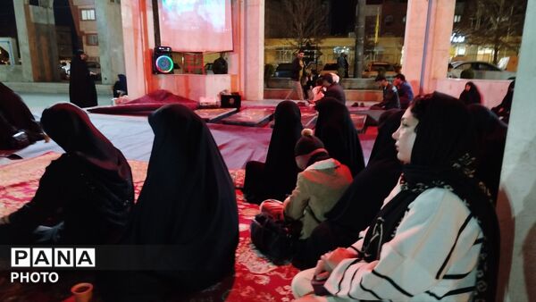 مراسم روضه خوانی وفات حضرت خدیجه (س) در مزار شهدای گمنام نیشابور 