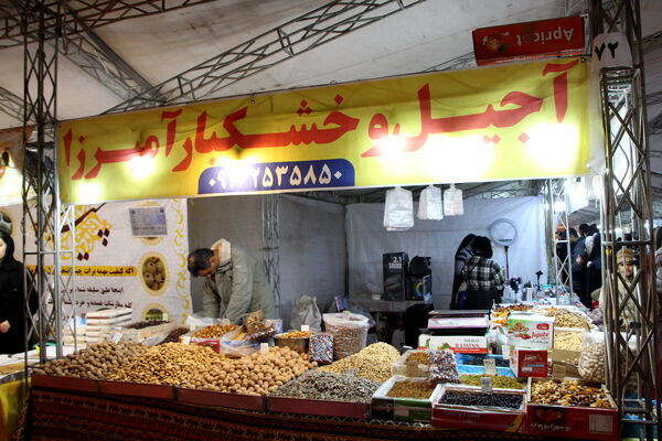 نمایشگاه شب یلدا در باغ دولت‌آباد یزد