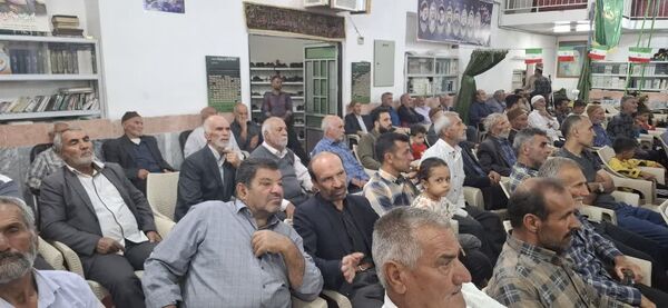 برگزاری یادواره شهدا در روستای نامن شهرستان داورزن