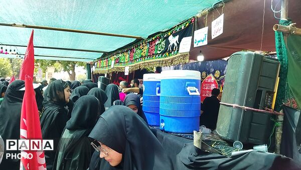 گذری بر موکب هیئت سجادی شهرستان نیشابور در پیاده روی جاماندگان اربعین حسینی نیشابور‌ 