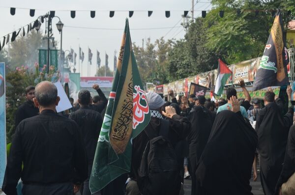 برپایی موکب عشاق الحسین سازمان دانش‌آموزی شهر تهران