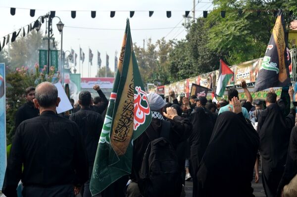 برپایی موکب عشاق الحسین سازمان دانش‌آموزی شهر تهران