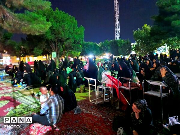 مراسم عزاداری شب سوم ماه محرم در نیشابور 