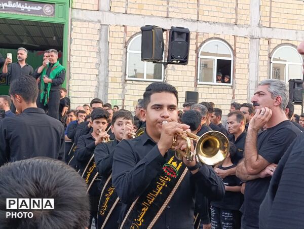 زمزمه‌ های سوگ در کوچه‌های خشتی؛ وقتی نخل چاه‌ ملکی به یاد حسین (ع) برمی‌خیزد
