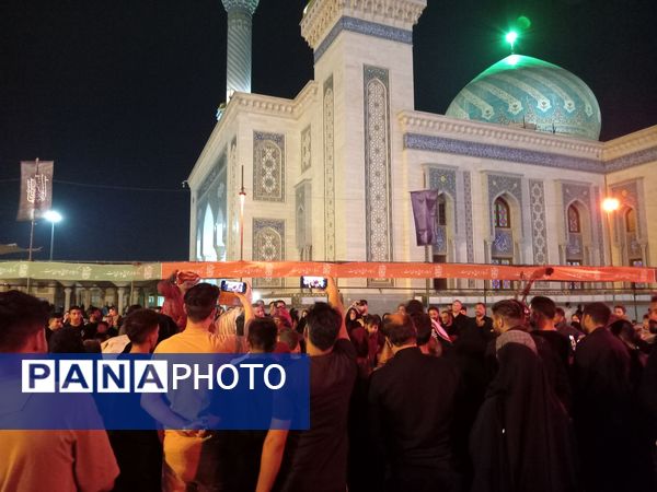 عزاداری هیات بنت الحسین (ع) در حرم بانوی کرامت 