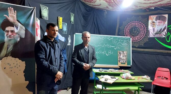 بازدید معاون پرورشی و تربیت بدنی اداره کل از غرفه آموزش و پرورش شهرستان شیروان