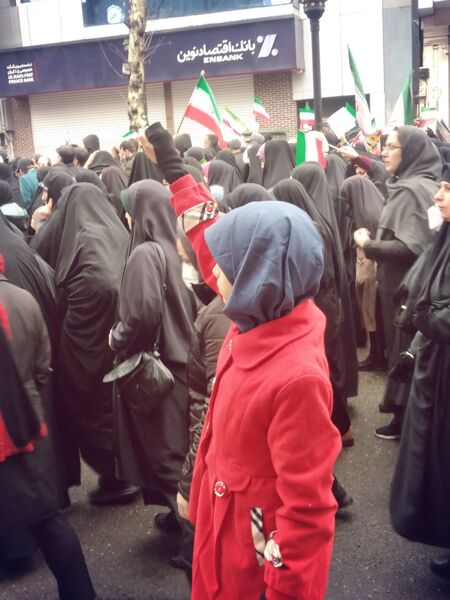 راهپیمایی 22 بهمن در لاهیجان