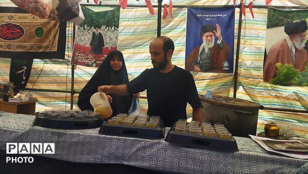 موکب جهان محله امام خامنه ای شهید در خیابان مصباح یزدی مشهد 