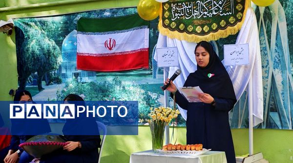 جشن ولادت صاحب الزمان در مدرسه صالحین 