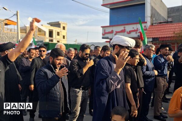 دسته عزاداری به مناسبت شهادت امام علی علیه السلام در باشت