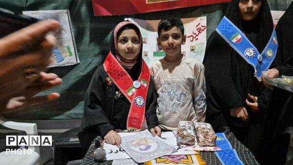 برپایی موکب سازمان دانش‌آموزی همراه با بسیج دانش‌آموزی در شهرستان فارسان