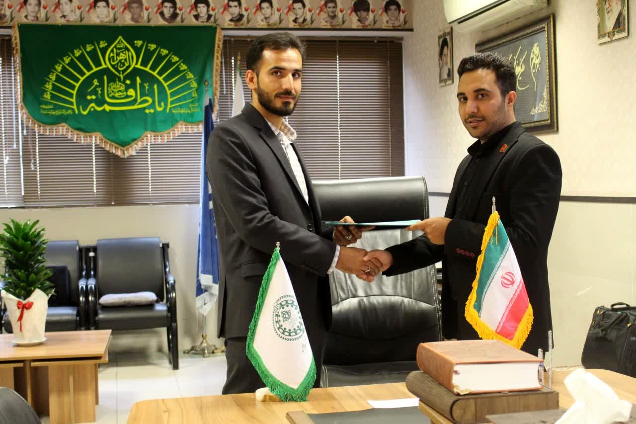  معاون اداری مالی سازمان دانش آموزی فارس معارفه شد