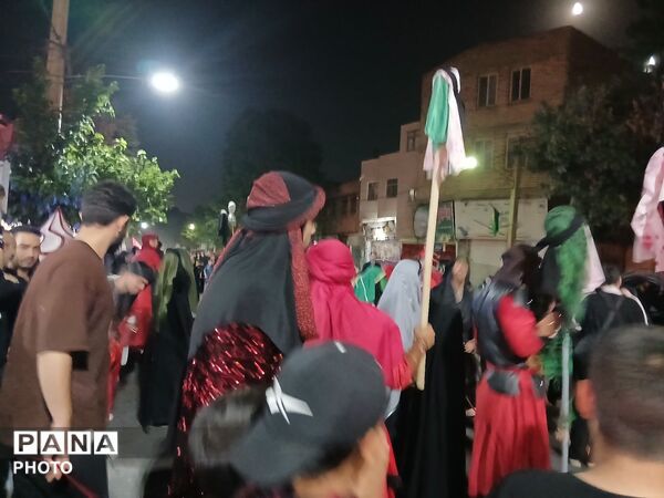 کاروان نمادین اُسرای کربلا در زیبادشت فردیس 