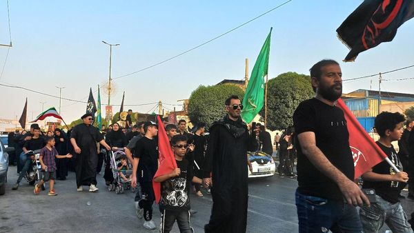 خروش کاروان پیاده‌روی یکصدهزار نفری «مشایه اهواز» 