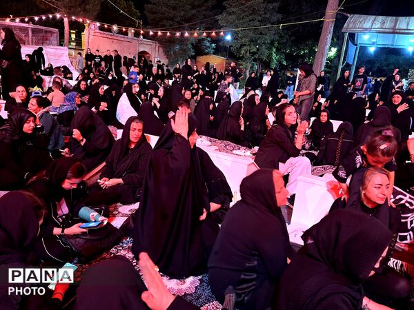 مراسم شام غریبان در ساوجبلاغ شهرک ینگی امام 