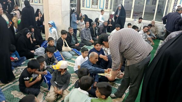 استقبال از خادمین حرم علی بن موسی الرضا در بن 