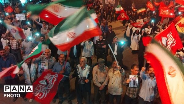 حضور حماسی نورآبادی‌ها در صد و نود و نهمین موج بیعت