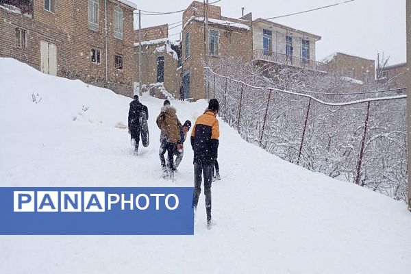 برف بارید و خدا پاکی خود را به شهر زیبایی بار هدیه کرد