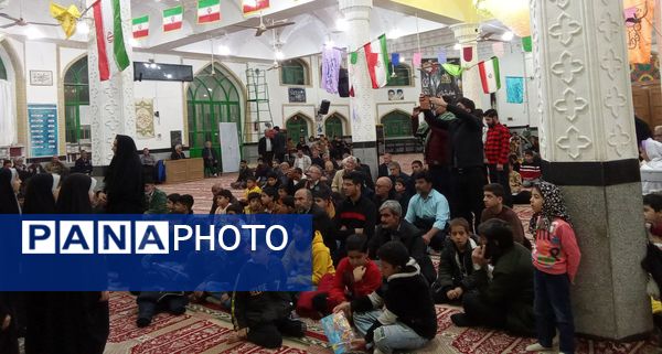 جشن ولادت حضرت مهدی (ع) در مسجد جامع شهر کندر