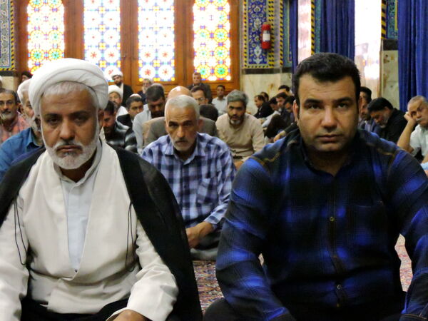 گرامیداشت شهدای هفته دولت در مسجد حظیره یزد