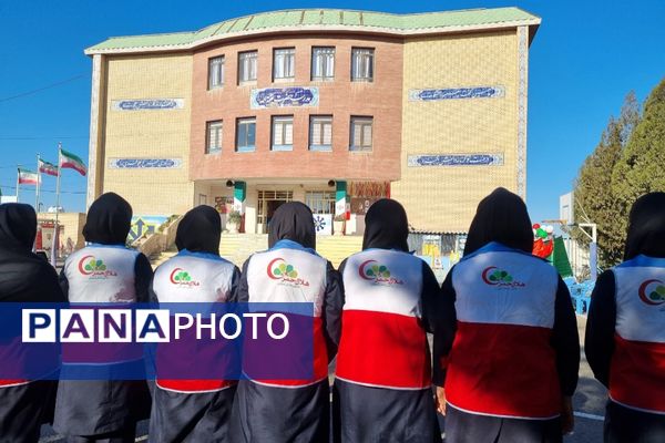  مانور زلزله در مدرسه فرزانگان ورامین