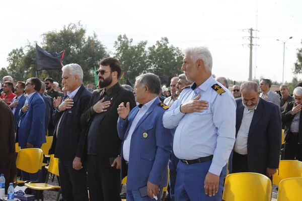 مراسم گرامیداشت اربعین شهید گمنام در گچساران