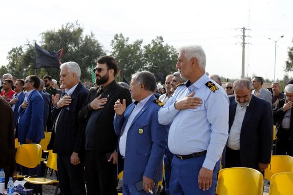 مراسم گرامیداشت اربعین شهید گمنام در گچساران