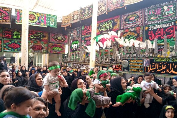 طنین لالایی مادران زرقانی در سوگ علی‌اصغر(ع)
