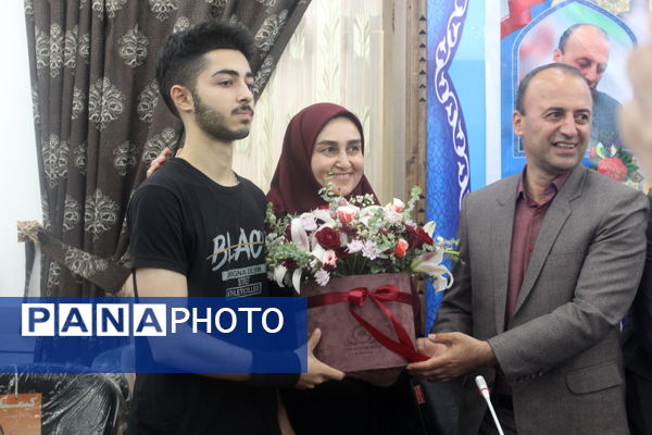 آیین تکریم و معارفه مدیر آموزش و پرورش گلوگاه 