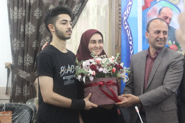 آیین تکریم و معارفه مدیر آموزش و پرورش گلوگاه 